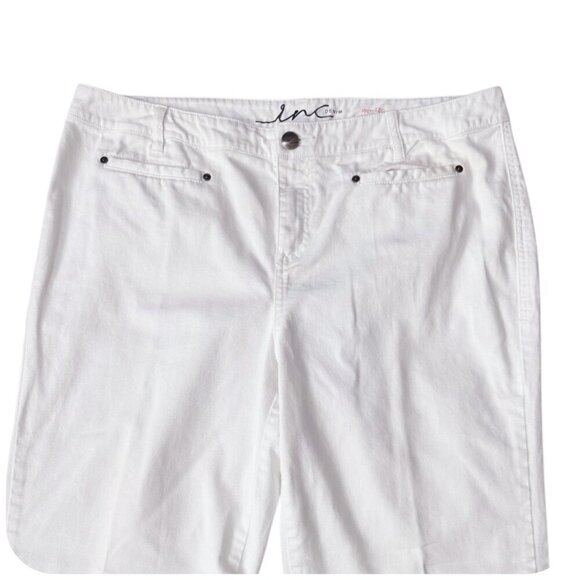 INC International Concepts Wide Leg White Jeans Women's PLUS Size 18W - Picture 3 of 8